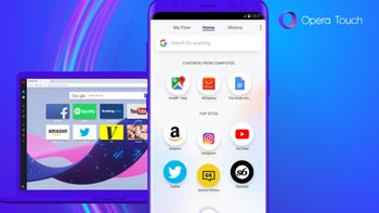 Opera Touch for Android update adds dark theme, improvements