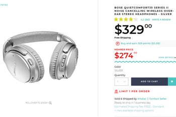 Deal: Save $75 on Bose's QC35 II noise-canceling headphones
