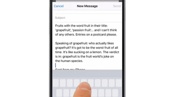 Apple devices without 3D Touch can now use trackpad mode to precisely place a cursor for editing