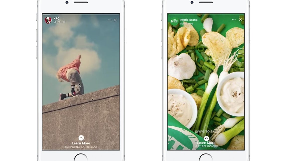 300 million people will soon start to see ads in Facebook Stories and Messenger Stories