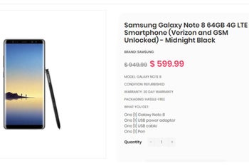 Deal: Refurbished Samsung Galaxy Note 8 costs just $600 (Verizon and unlocked models)