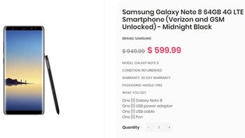 Deal: Refurbished Samsung Galaxy Note 8 costs just $300 (Verizon and unlocked models)