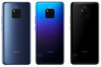 Blue Mate 20 Pro caught live on the subway, a fingerprint magnet