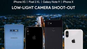 iPhone XS vs Pixel 2 XL vs Galaxy Note 9 vs iPhone X: low-light camera comparison
