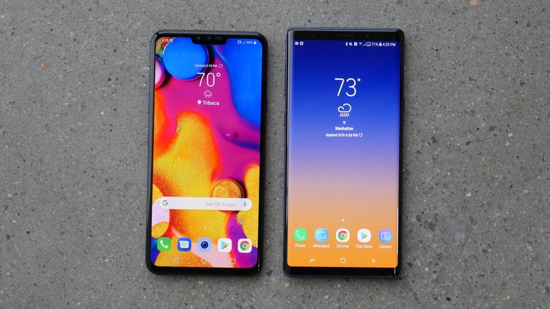LG V40 ThinQ vs Samsung Galaxy Note 9: first look