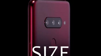 LG V40 size comparison versus popular flagships