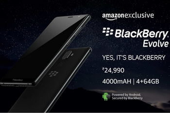 BlackBerry Evolve set for October 10th release via Amazon India