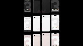 Google Pixel 3 & Pixel 3 XL show up in all official colors (black, white, and pink)