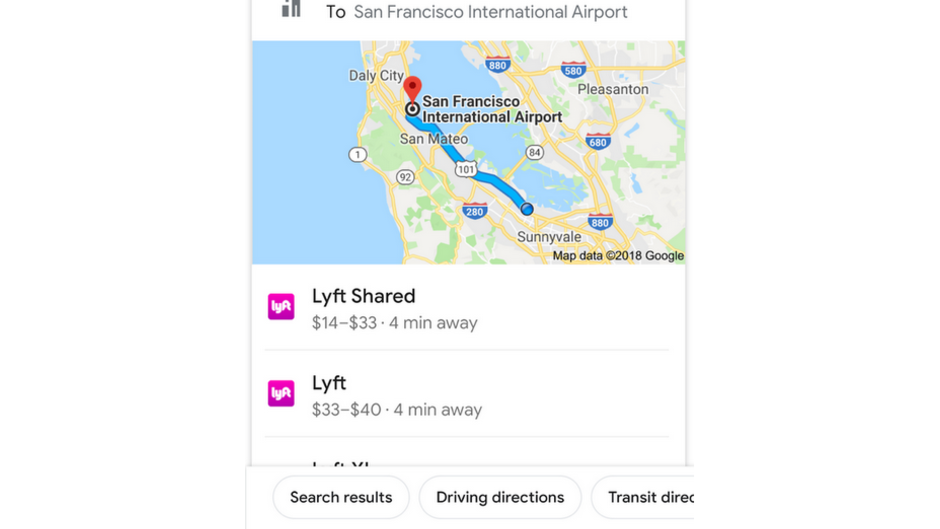 You can now ask Google Assistant to book you a ride to your destination