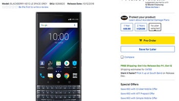 BlackBerry KEY2 LE goes on pre-order at Best Buy for $450