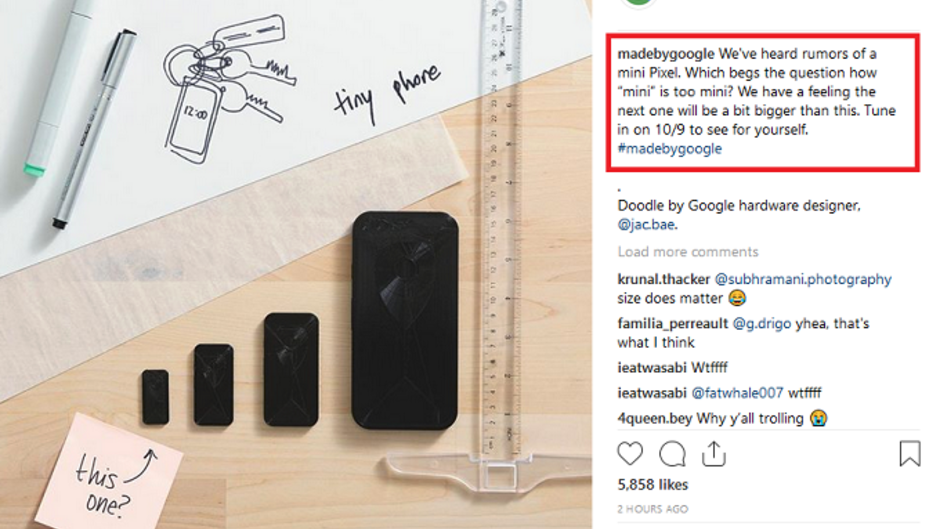 Could there be a mini Pixel for real?; Google "Bonito" with SD-710 is being tested on GFX