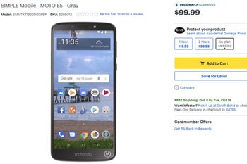 Affordable Moto E5 with Android Go now available in the US