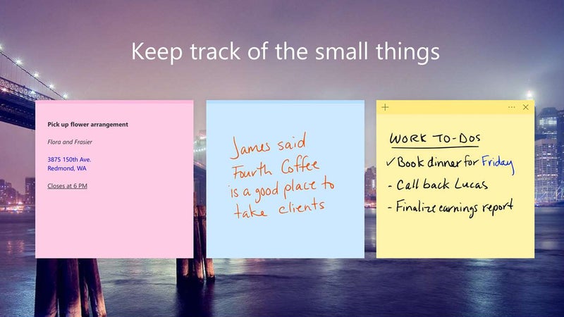 Microsoft Sticky Notes are coming to Android and iOS