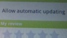 Will apps automatically update on Android 2.2?