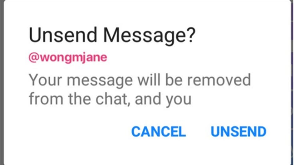 Facebook Messenger soon to add option to Unsend messages
