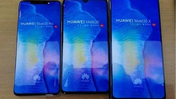Huawei Mate 20, Mate 20 Pro, and Mate 20 X dummy units leak out hours before announcement