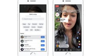 Facebook update brings option to add songs to photos and videos