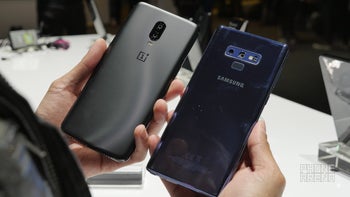 OnePlus 6T vs Samsung Galaxy Note 9: first look