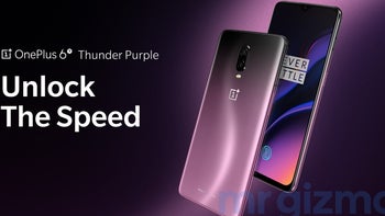 Behold the OnePlus 6T in an unreleased Thunder Purple color variant