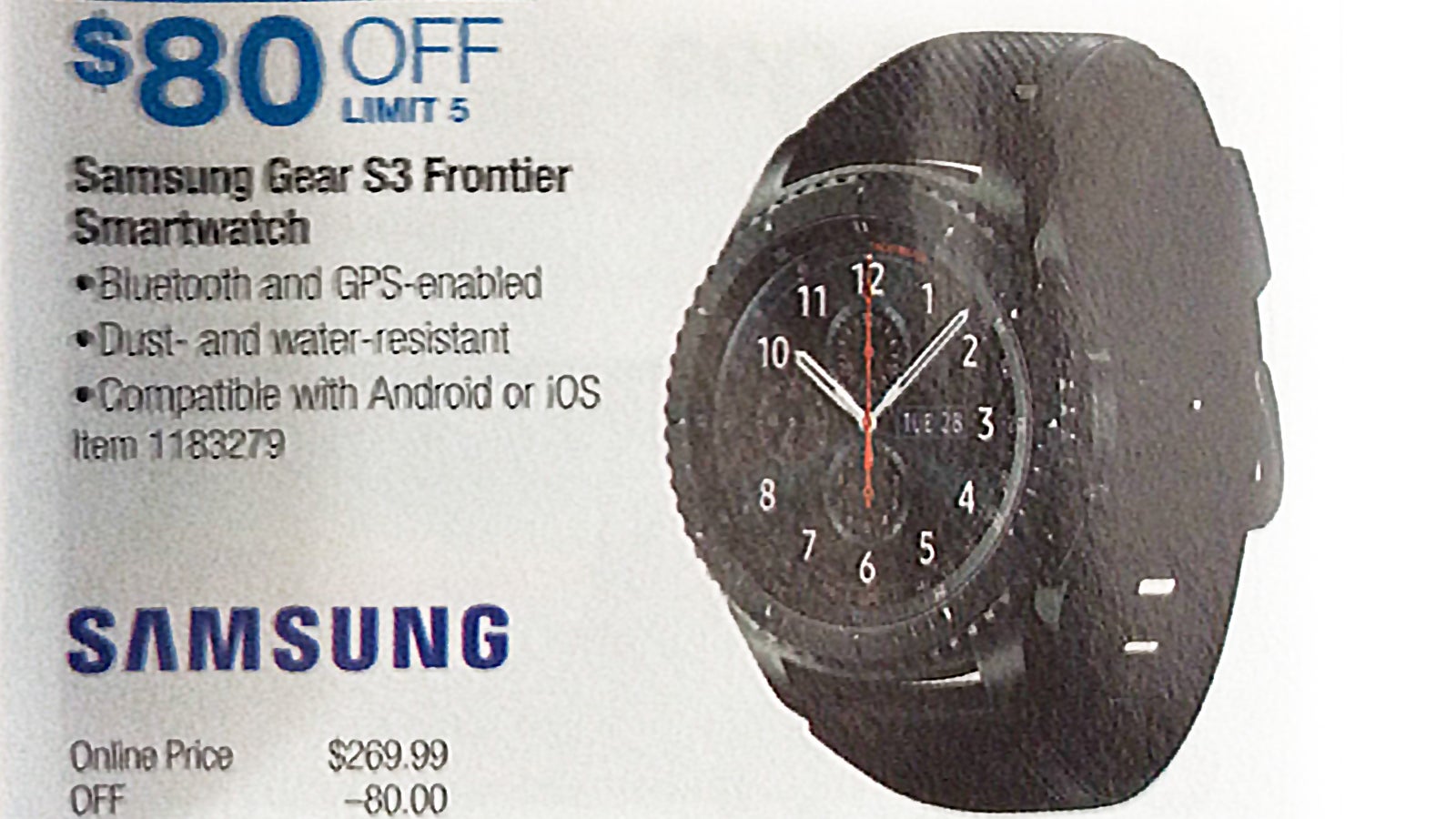 costco galaxy watch 3