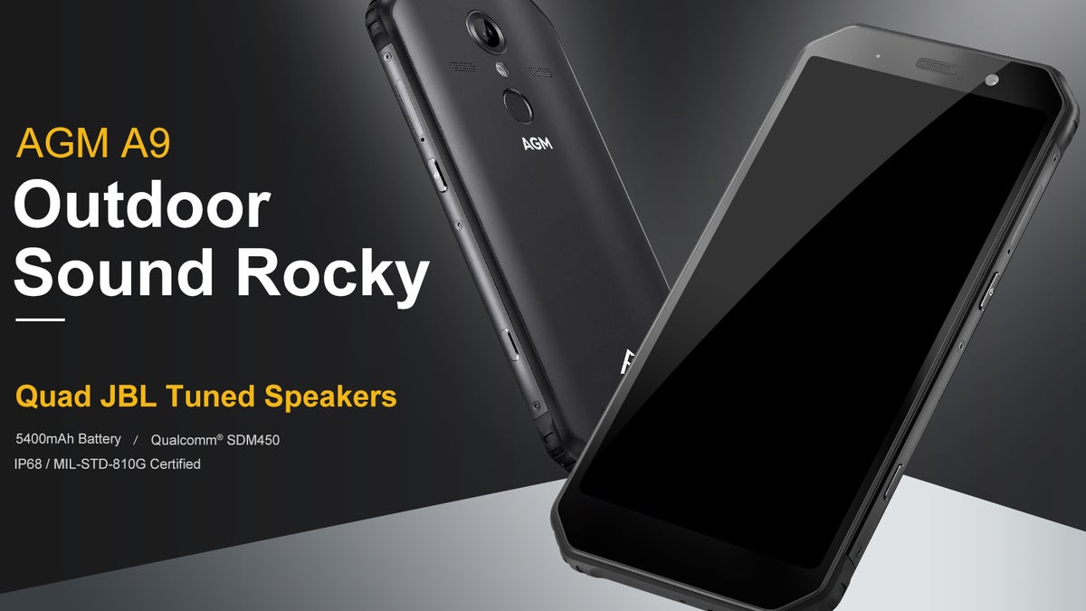 The AGM A9 is a tough adventurer with four JBL speakers and 5400mAh battery
