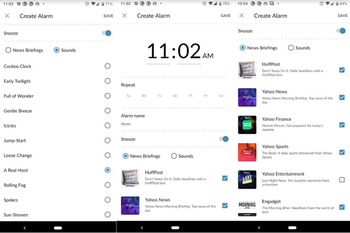 Yahoo's new alarm clock app wakes you with audio snippets of the latest news