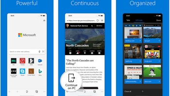 Update to iOS version of Microsoft Edge browser app adds support for desktop versions of mobile site