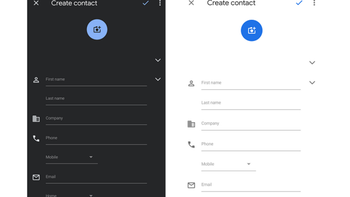 Update to Google Contacts app version 3.2 includes Dark Theme option