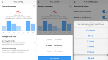 Instagram update adds a tool that measures how long users spend on the app