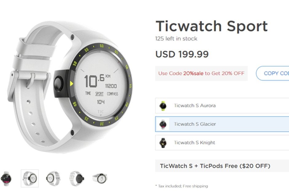 ticwatch knight