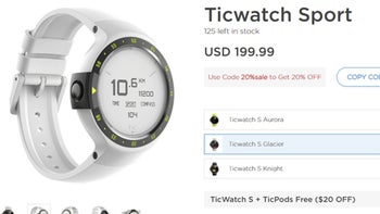 Deal: Save 20% on Mobvoi's Ticwatch smartwatches