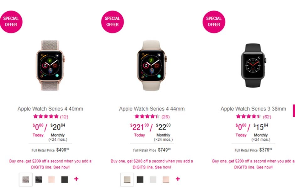 t mobile apple watch series 4