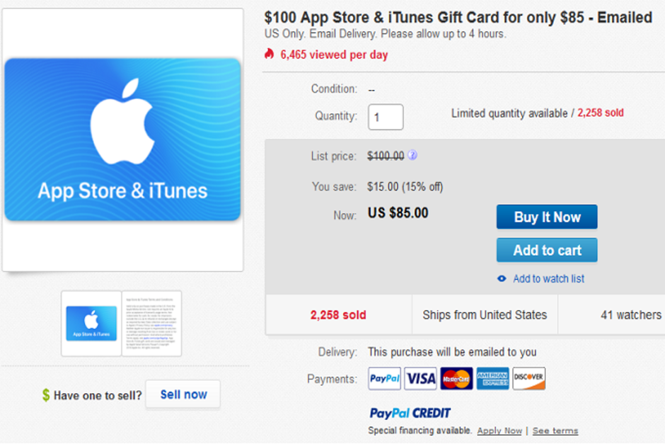 apple app store e gift card