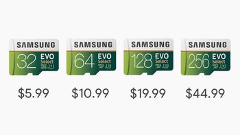 Deal: grab a Samsung EVO microSD card for as low as $5.99