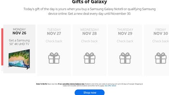 AT&T has the Galaxy Note 9, S9, and S9+ on sale for Cyber Monday with free 4K UHD TV