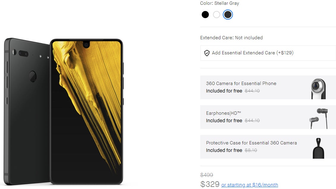 Cyber Monday: Essential Phone Bundle for $329 and 10% off on accessories