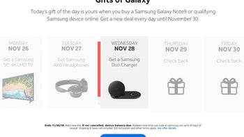 AT&T stays in a gift-giving mood, offering free Wireless Charger Duo with Galaxy Note 9, S9, and S9+