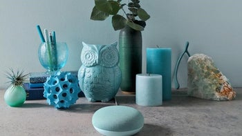 The Google Home Mini in Aqua is now available to purchase
