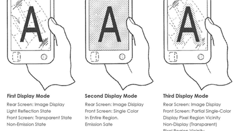 Sony's foldable smartphone may take the transparency route