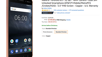 Amazon has a deal on the Nokia 6 (2017); grab the phone for $149 and save 35%