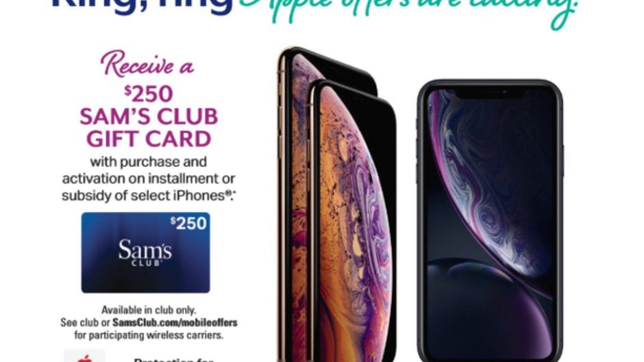 Sam S Club Readies Great Deals On Iphone Xs Samsung Galaxy Note 9 And More Phonearena