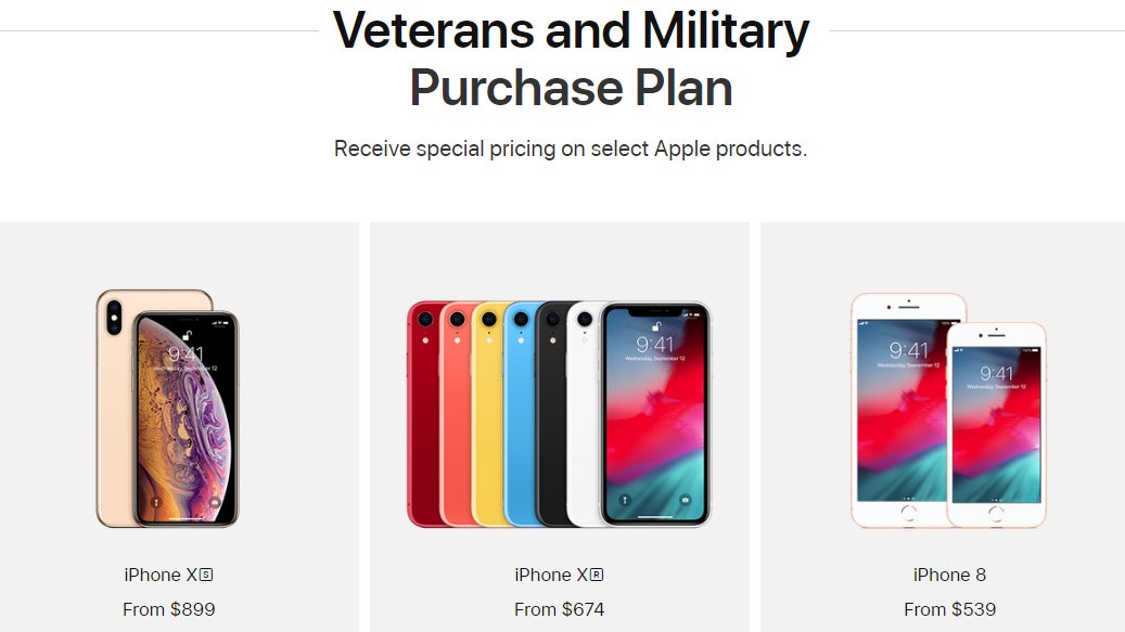 Apple's new active military and veteran discounts price the iPhone from $404