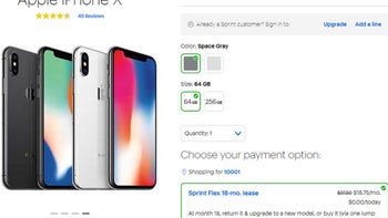 Sprint has the iPhone X on sale for 50% off