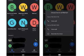 Google redesigns the Favorites UI for Android, replacing squares with circles and more