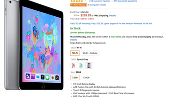 Amazon has more deals on the Apple iPad, iPad Pro and Apple Watch