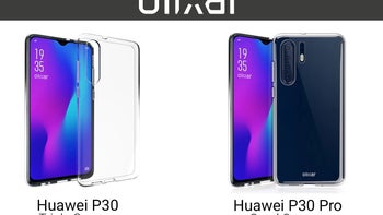 Huawei P30 and P30 Pro renders show waterdrop notch on both, four rear cameras for Pro version