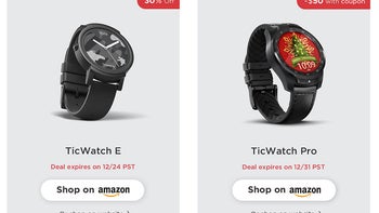 Mobvoi kicks off holiday sale with deals on TicWatch smartwatches, including the Pro