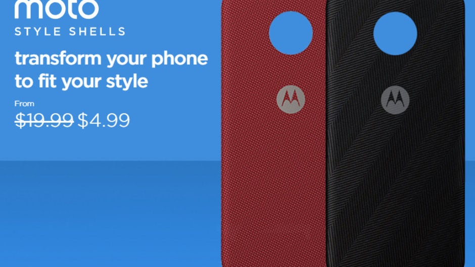 Motorola's Moto Style Shells (for any Moto Z phone) now cost just $4.99