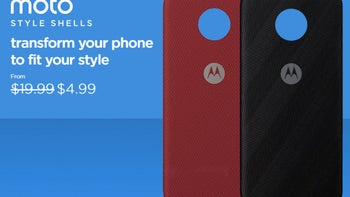 Motorola's Moto Style Shells (for any Moto Z phone) now cost just $4.99