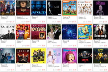 Google Play has holiday deals on movies, television shows and books until January 2nd
